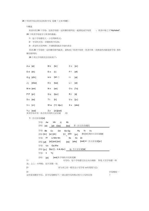 字母书写及笔顺(20210125132002)