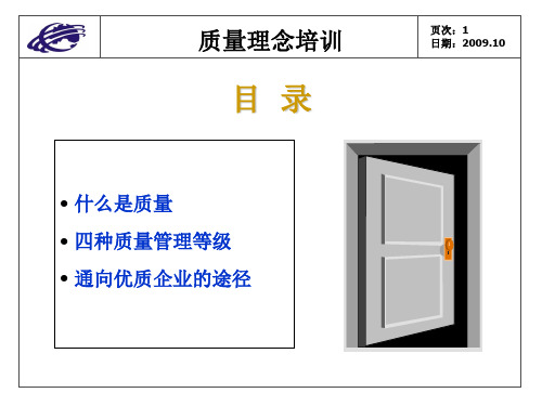 质量理念培训品质板报设计资料(PPT 31页)