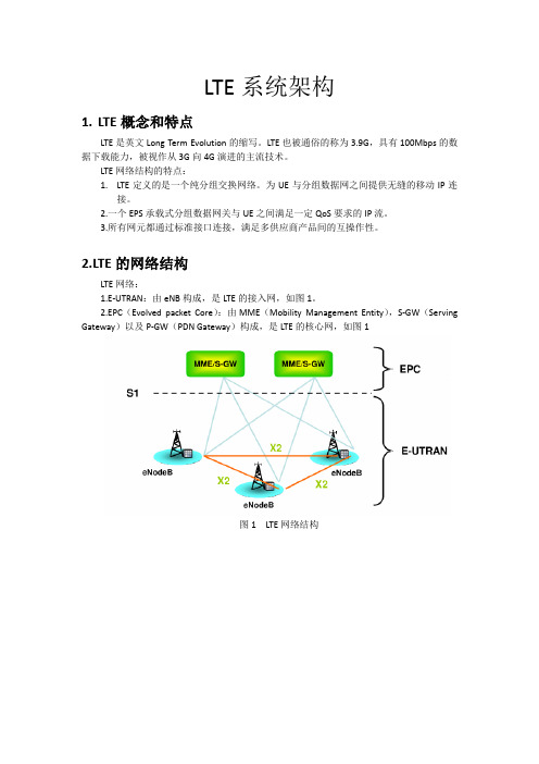 LTE系统架构