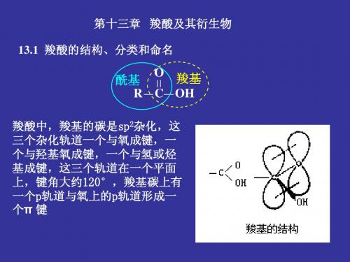 有机化学第十三章   羧酸及其衍生物