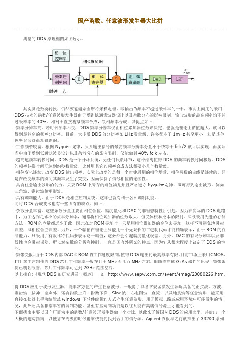 国产函数、任意波形发生器大比拼