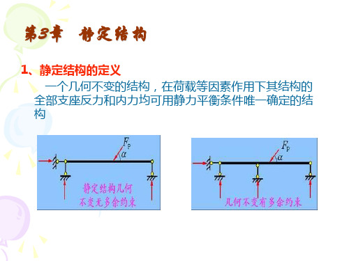 第03章： 结构力学   静定结构内力分析