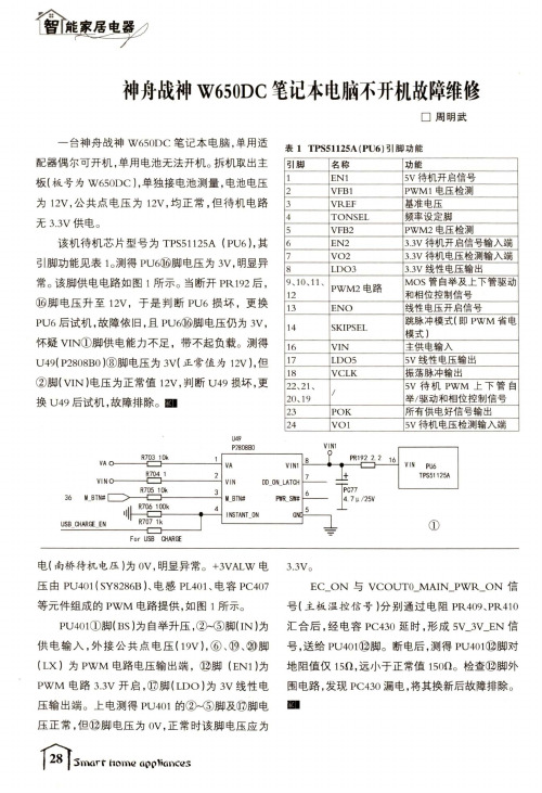 神舟战神W650DC笔记本电脑不开机故障维修