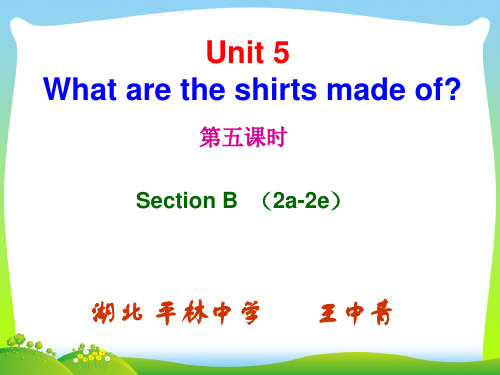 新人教版九年级英语 Unit 5 第五课时.ppt