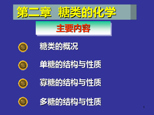 第二章生物化学  糖类的化学PPT课件