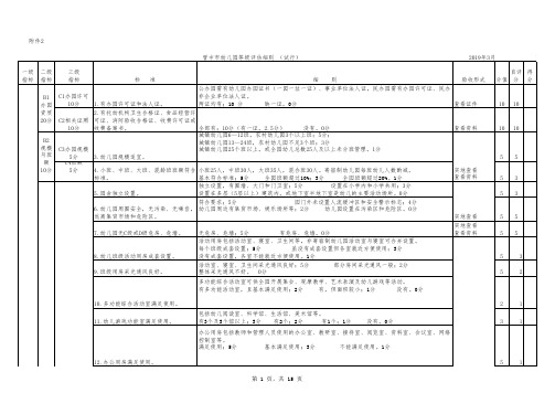 《晋中市幼儿园等级评估细则 (试行)》