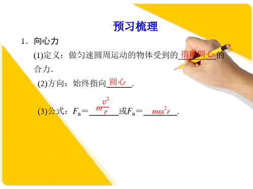 5.6向心力精品课件