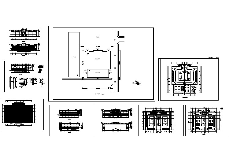 某体育馆大型足球场建筑施工图纸