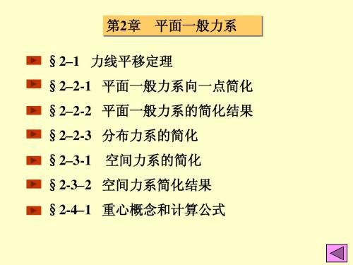 第2章__力系的简化