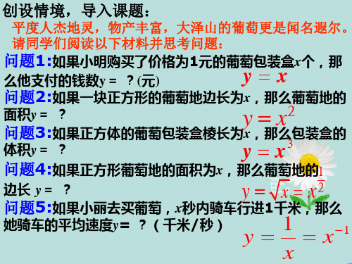 职高数学幂函数复习课