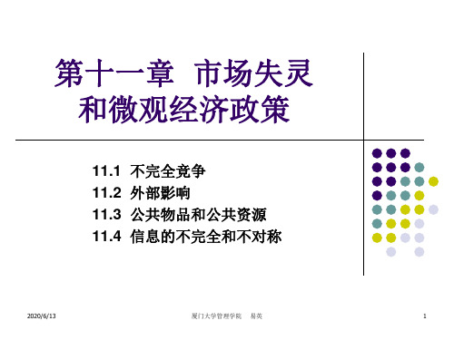 微观经济学 第11章