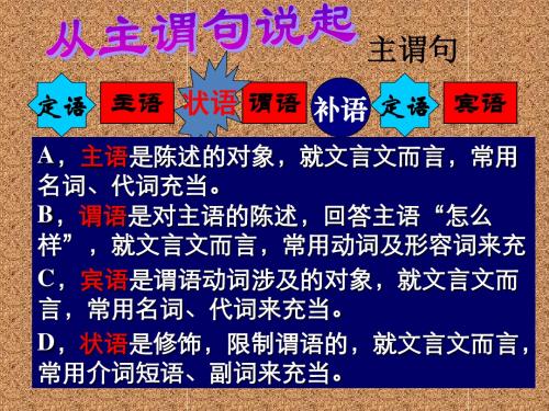 2010年山东省语文高考指导-文言文阅读之词类活用