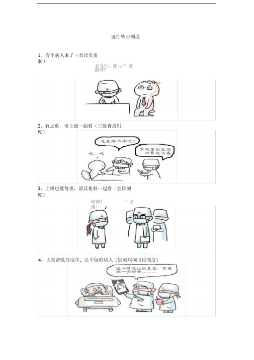巧记十八项医疗核心制度