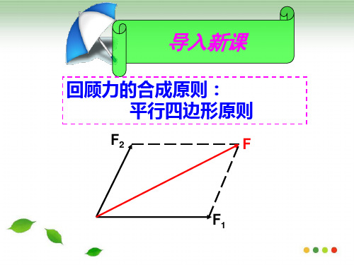 新版3.5 力的分解(共39张PPT)学习PPT