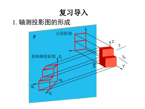 正等测轴测图画法