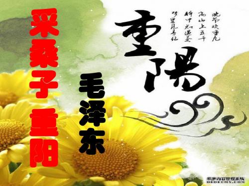 采桑子·重阳