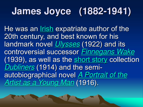 James Joyce   (1882-1941)