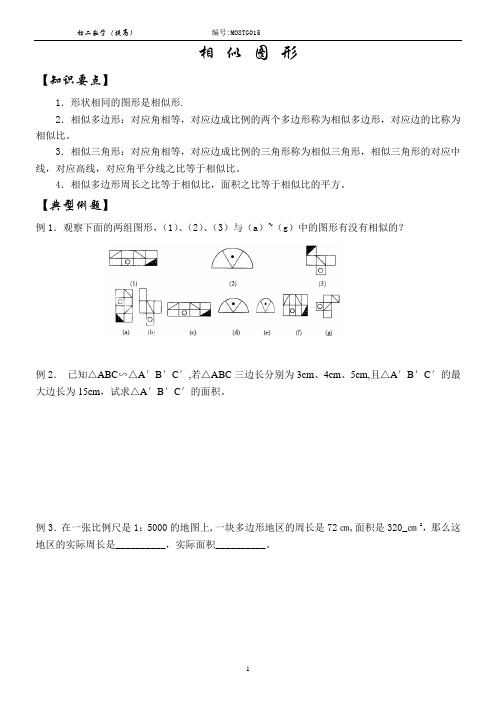 相似三角形与相似多边形