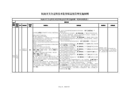 30.隔离开关全过程技术监督精益化管理实施细则