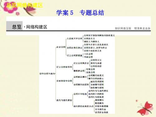 人教版高中政治选修5专题三ppt总结课件