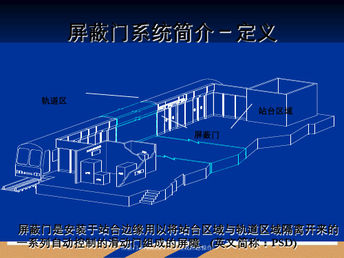 屏蔽门系统组成工作原理及应急操作