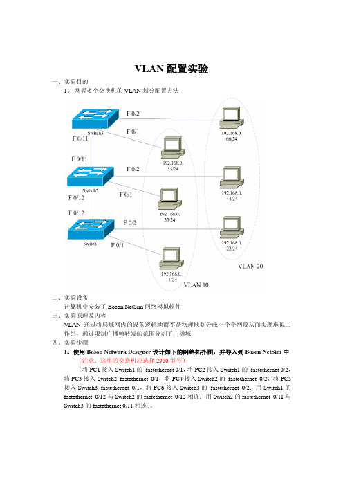 VLAN配置实验 (自动保存的)