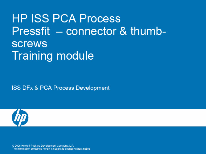 Pressfit Process 2008