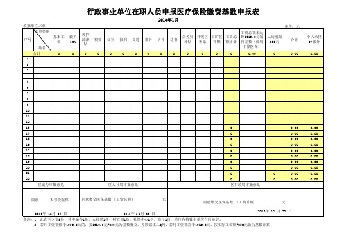 医保审批表