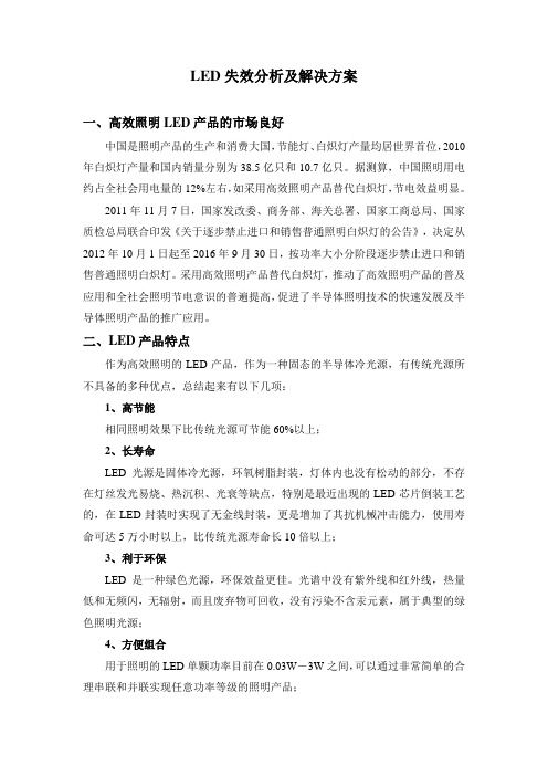 LED失效分析及解决方案