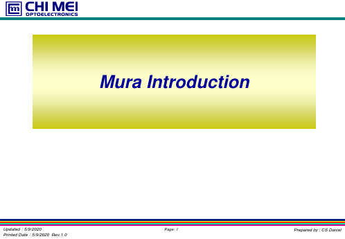 LCD 的  mura   介绍及资料