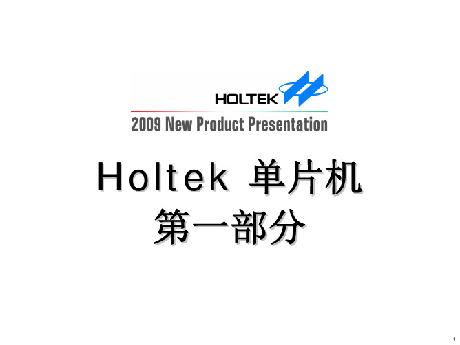 HOLTEK单片机第一部分 (1)