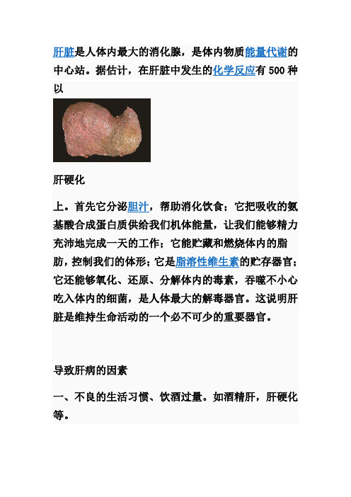 肝病案列及分析