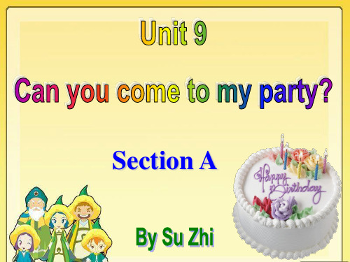 八年级英语上册Unit9 Can you come...