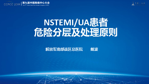 NSTEMIUA患者^NwuN-SOO危险分层及处理原则