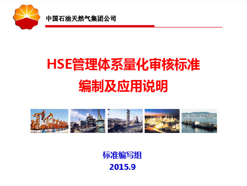 中油集团公司HSE量化审核标准