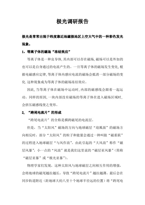 极光调研报告