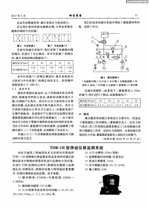 TDR-1H型滑坡位移监测系统