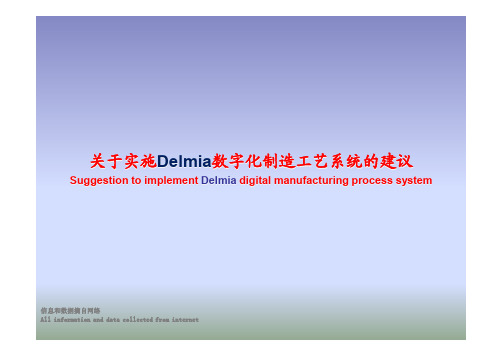 关于实施Delmia数字化制造工艺系统的建议