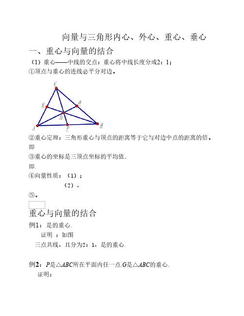 三角形的四心问题 (1)