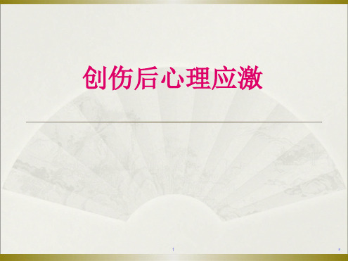 创伤后心理应激反应