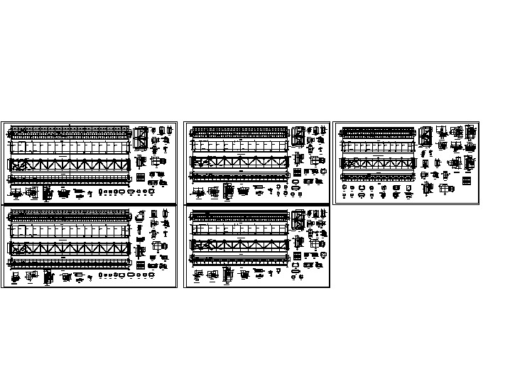 某50t吊车梁详细设计结构施工CAD图纸