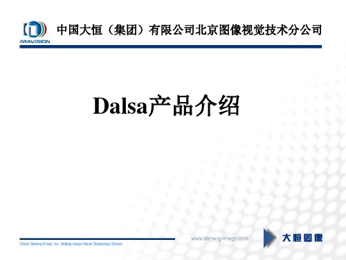 08Dalsa相机介绍