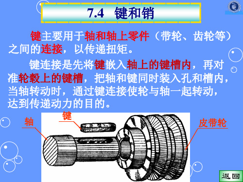 7.4 键连接和销连接