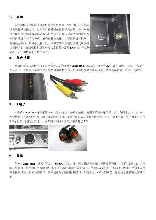 视频信号