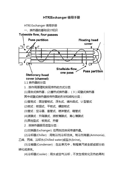 HTRIExchanger使用手册