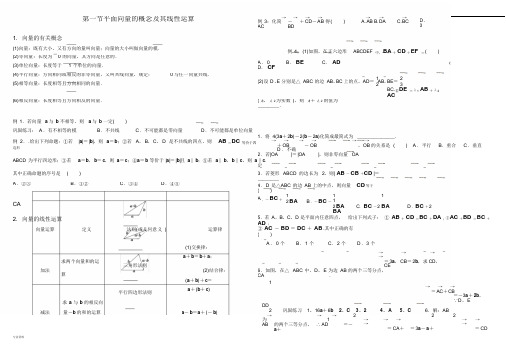 平面向量全部讲义