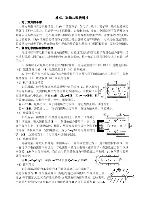 磁场与现代科技