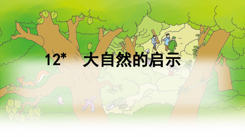 四年级下册语文课件-3.12《大自然的启示》人教新课标  (共15张PPT)