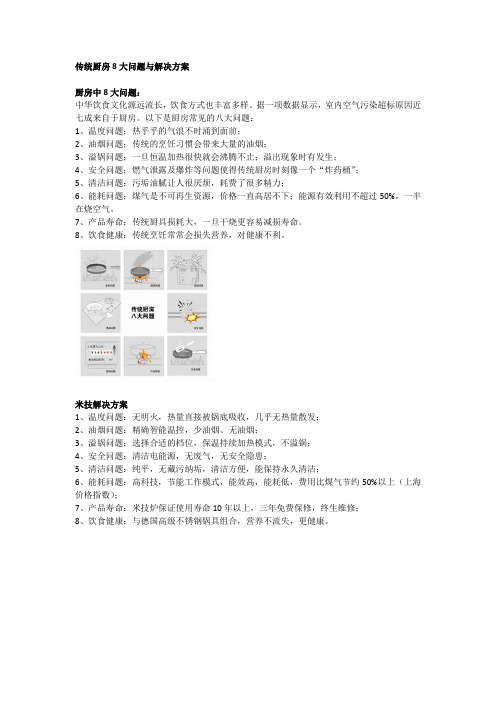 传统厨房八大问题与解决方案