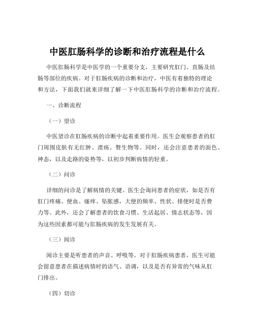 中医肛肠科学的诊断和治疗流程是什么